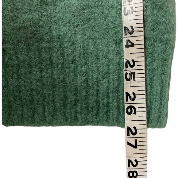 LUSH WOMEN'S SWEATER BEIGE STRIPED RIBBED KNIT PULLOVER Medium - Picture 7 of 10